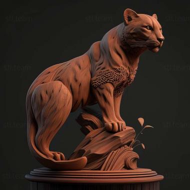 3D model Panthera toscana (STL)